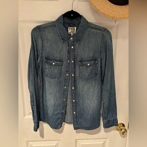TNA Blue Denim Shirt